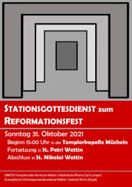 Stations-Gottesdienst Reformationssonntag